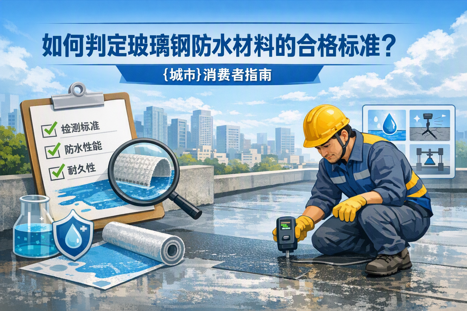 如何判定玻璃钢防水材料的合格标准? 大庆 消费者指南