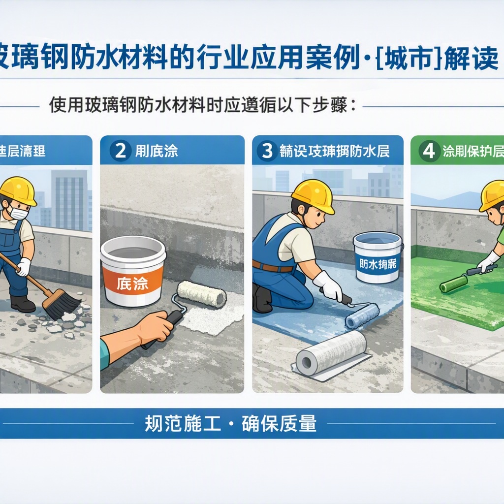 玻璃钢防水材料的行业应用案例，大庆解读