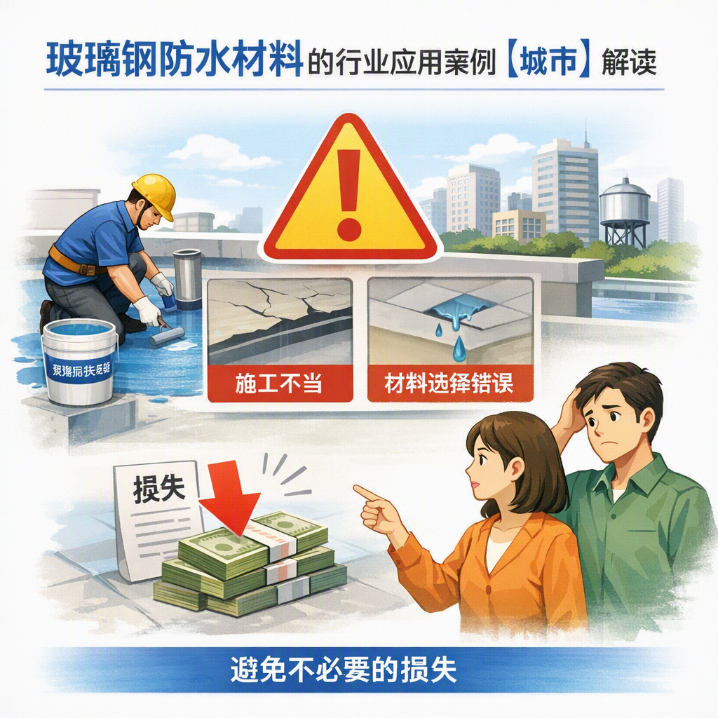 玻璃钢防水材料的行业应用案例，大庆解读