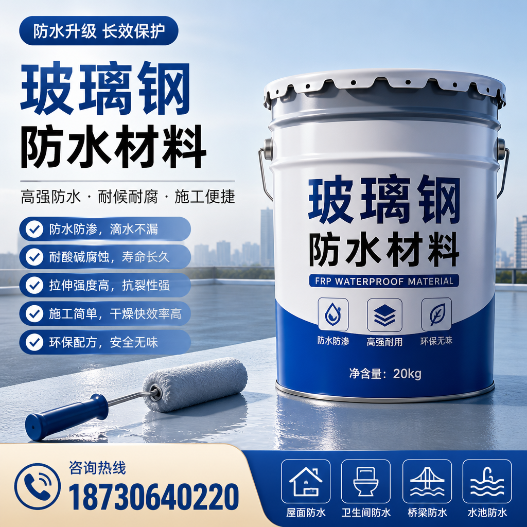 专家解析:玻璃钢防水材料的市场前景分析在 大庆