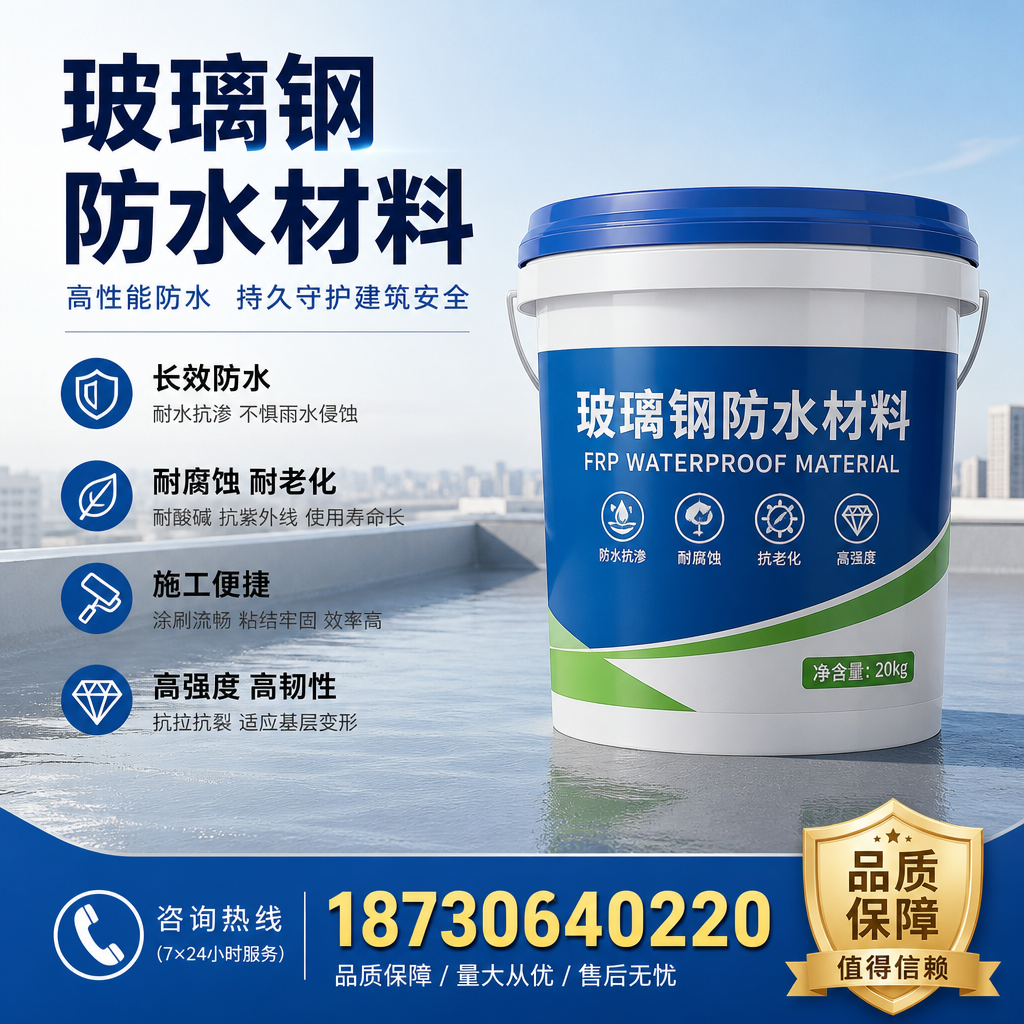专家解析:玻璃钢防水材料的市场前景分析在 大庆