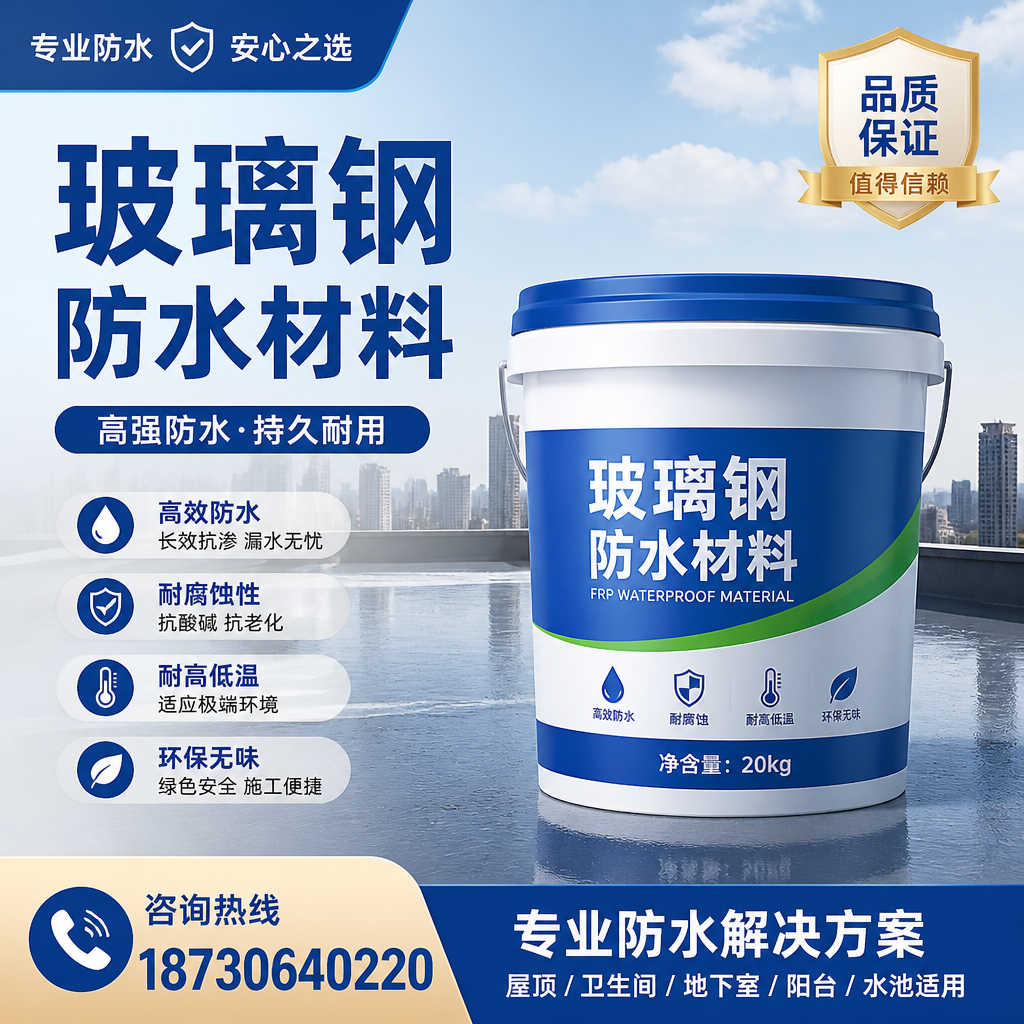 了解玻璃钢防水材料的市场趋势,大庆 企业不可不知